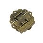 Cadenas Loquet Hasp Boucle Serrure - Vintage Design Alloy Latch Retro Style Mini avec vis et clé, à verrou rétro pour boîte bijo