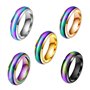 5 Pièces Bague de Changement de Couleur