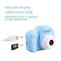 Kids Camera Appareil Photo Numérique Enfant Mini Numérique Caméra pour Enfant Mini Toy Camera avec écran 1080P et Carte SD de 32