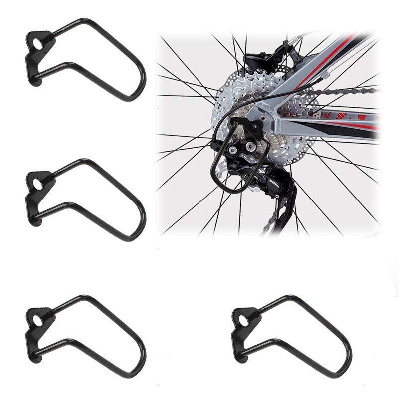 Huahao Vélo Dérailleur Arrière Garde Support 4 Pièces Vélo Dérailleur Arrière Garde Protecteur de Dérailleur Arrière de Vélo Dér