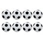 Lot de 8 balles de Baby-Foot de qualité supérieure et silencieuses de 32 mm - Parfait pour Le Baby-Foot