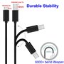 2x 1M Câbles Micro USB à Pointe Extra Longue pour Téléphones Blackview OSCAL S60 (Pro) BV4000 BV4900 BV4900s BV5500 Plus BV5800