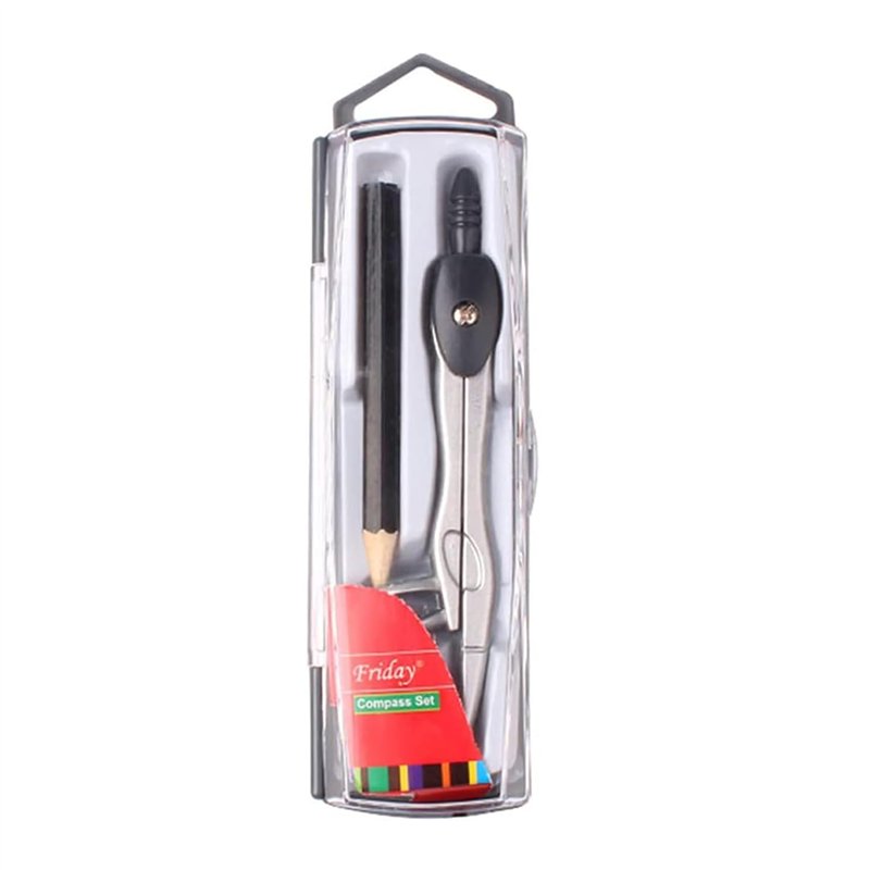 Rpanle Compas avec Bague, Compas scolaire de précision, Compas à Réglage Rapide, Compas en Métal, Compas à Pointes pour Menuisie