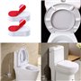 Tampons Abattant WC 8 Pièces Patins Pare-chocs de Siège de Toilette Patins pour Abattant de Toilette pour Maison Hôtel Restauran