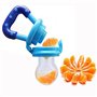 Gearmax Bébé Tetine Grignoteuse Anneau d'alimentation Bébé en Silicone Alimentaire avec Poignée, pour Prendre des Fruits Légumes