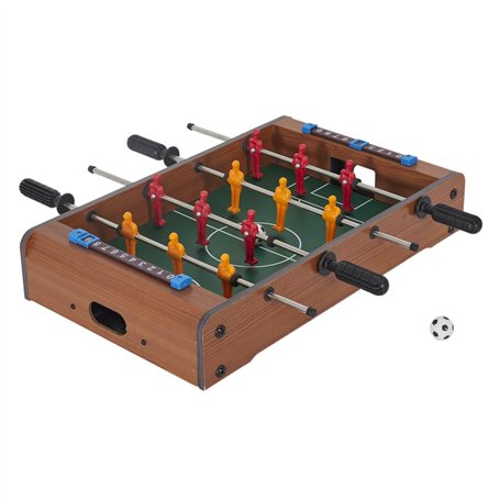 MISTER GADGET MG2018 Jeu de Table Baby-Foot avec 2 Panneaux de Score et 2 balles Bois métal et Plastique