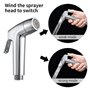Pulvérisateur de toilette pour bidet - avec crochet de réservoir d'eau et tuyau de douche flexible télescopique en ABS de 59" po