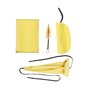 Alnicov Kit d'entretien de nettoyage pour saxophone avec 3 pièces de chiffon de nettoyage et brosse d'embout buccal Outil d'entr