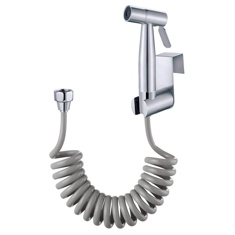 Pulvérisateur de Bidet à Main – avec Crochet de Réservoir d'eau et Tuyau de Douche Flexible Télescopique en ABS de 59