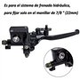 7/8" 22mm Levier de Maître-Cylindre de Frein Hydraulique Droit Avant Universel Pompe pour 50cc 125cc 150cc 250cc GY6 Scooter Qua