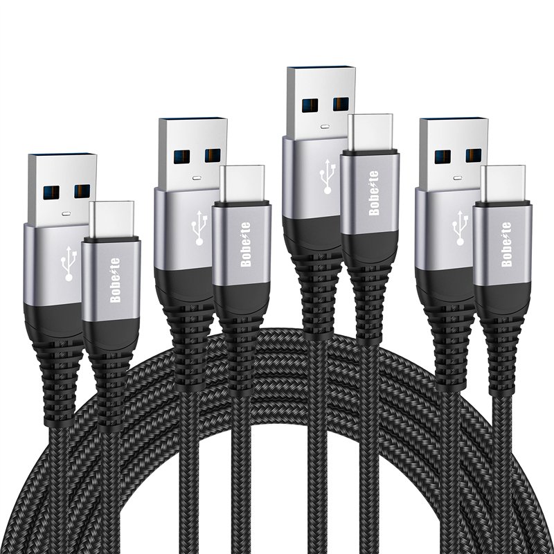 Câble USB C Charge Rapide[Lot de 4, 1M+2M+2M+3M],Cable USB Type C Chargeur pour Samsung Galaxy S20 S21 S22 Plus Ultra S10 S10E S