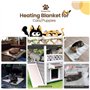 GingerUP Premium Coussin Auto-Chauffant pour Chat & Chien de Taille: 60x45cm Tapis/Couverture Thermique | Innovant & écologique