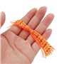 Leurre nerbait,Jupe nerbait,Fliegenbinden,Silicone Caoutchouc Jupe 50 Brins Jig Lure Jupes Jupe De Pêche Souple Leurres Barbe DI
