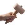 LHKJ Marteau Maillet en Bois de Hêtre Outil, Bois à Découper Marteau Artisanat du Cuir Carving