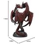 Nemesis Now Bougeoir en Forme de cœur de Dragon Anne Stokes - 23 cm - en résine - Taille Unique