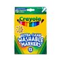 Crayola - 12 Feutres fins ultra lavables (pointe fine) - boîte française - Loisir créatif - Coloriage - papeterie - dessin - à p
