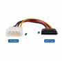 Cable Matters Câble d'alimentation Molex vers SATA à 4 Broches de Ensemble 3 Pièces(SATA vers Molex) - 15cm