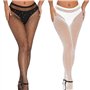 Bohend Strass Résille Collants M/L Bas Noir Scintillait Filets de pêche Extensible Taille haute Boîte de nuit Collants Fête Stoc