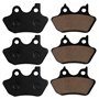 Plaquettes de frein avant et arrière pour Harley-Davidson Road King, Electra Glide, Road Glide, Low Rider, Wide Glide, Super Gli