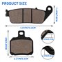 Plaquettes de frein avant et arrière pour Yamaha X-Max 125 2010-2016, X-Max 125 R Sport 2011-2012