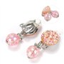 Hifot 7 paires Boucles d'oreilles clip Boucles d'oreilles sans motif percé Habille Princesse Bijoux Accessoires pour les filles 