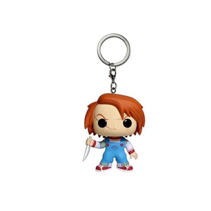 Image secondaire de Funko Pop! Keychain: Horror - Chucky- Mini-figurine en Vinyle à Collectionner Porte-clés Fantaisie - Cadeau de Noël - Idée de Ca