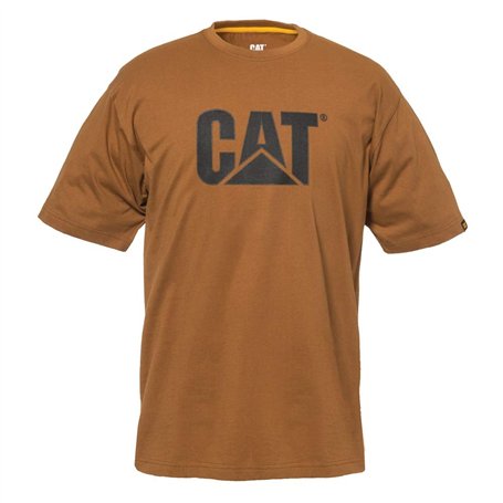 Caterpillar - T-Shirt imprimé - Homme (L) (Marron)