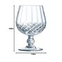 CRISTAL D'ARQUES Éclat Paris - Collection Longchamp - 6 Verres à Cognac 32cl en Kwarx - Brillance, Transparence et Haute Résista