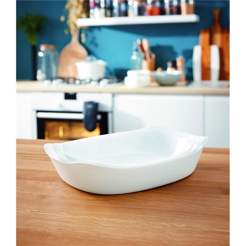 Image secondaire de Plat de cuisson blanc 38 x 28 cm Smart Cuisine Carine