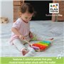 PlanToys Xylophone Ovale en Bois pour Enfants - Xylophone en Bois avec 5 Lames Colorées, Poignée Solide et Maillet - Jouet Music
