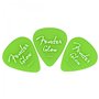 Fender® »GLOW IN THE DARK - 351 PICK MIX« Médiators pour guitare - 12 Pièces/Mix - Thin/Medium/Heavy