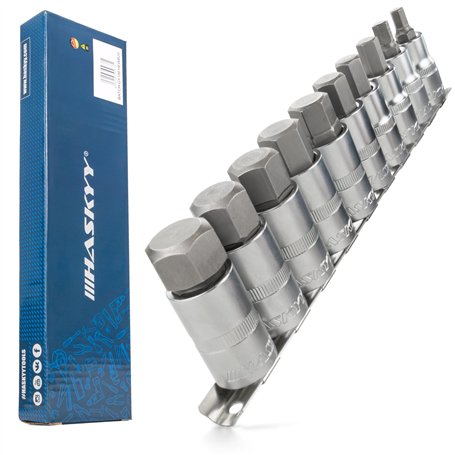 10 écrous à six pans creux I écrou à six pans creux 1/2" I jeu de clés hexagonales