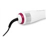 Rowenta CF6220 Brosse soufflante et Fer à Lisser Brosse soufflante à air Chaud Vapeur Rose, Blanc 900 W 1,8 m