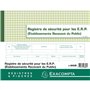 Exacompta - Réf. 6623E - 1 Registre de sécurité pour les Etablissement Recevant du public (ERP) - Conforme au registre Sécurité 