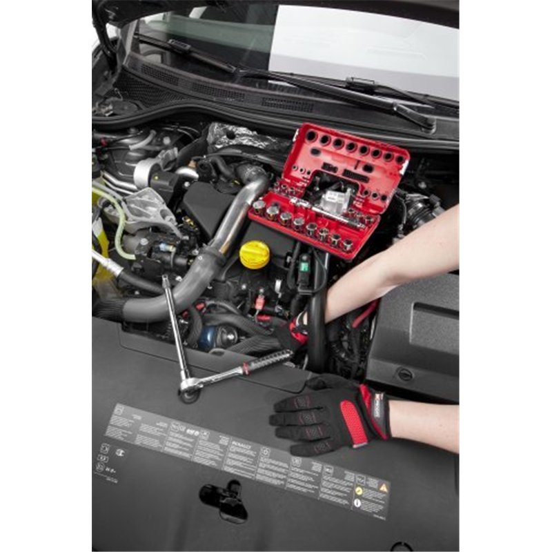 Image secondaire de FACOM Coffret Detection Box - Cliquet Manche Rotatif Haute Performance et Douilles 1/2 