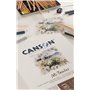 CANSON Mi-Teintes - Bloc 20 feuilles de papier dessin 24 x 32 cm - 160g/m² - Blanc
