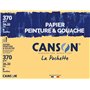 CANSON - Pochette 6 feuilles papier peinture et gouache 24x32cm - 370g/m²