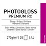 CANSON Infinity - Photogloss Premium RC - Boîte 25 feuilles de papier photo brillant A4 - 270g/m² - Extra blanc