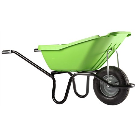 BROUETTE HAEMMERLIN POLYPRO Pick UP 110L Verte Roue GONFLÉE - 305122005