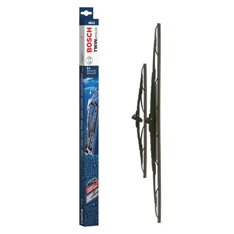 Bosch Balais d'Essuie–Glace Plats Conventionnel Twin Spoiler 653S