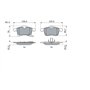 Bosch BP420 - Plaquettes de Frein Avant pour Voiture - Qualité Bosch - Réduction du Bruit et de la Poussière - Certifié ECE-R90
