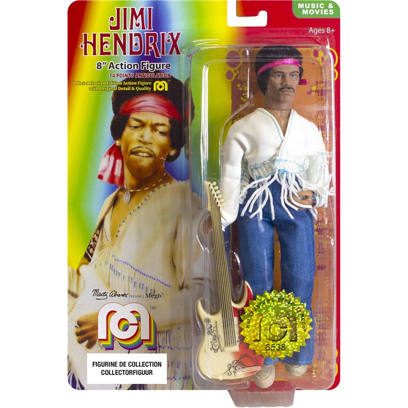 Image secondaire de Mego - Jimi Hendrix - Figurine de Collection - Dès 8 ans - Lansay