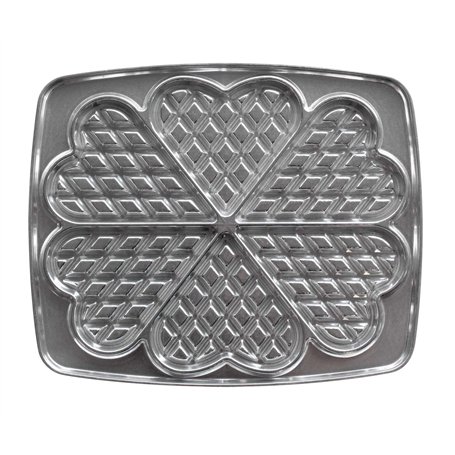 LAGRANGE Jeu de plaques Traditionnel Gaufres Coeur