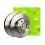 Valeo 197561 Disque de frein Disque de frein huilé 197561 Boîte de 1 disques ventilés Essieu avant [accessoires inclus] Similair