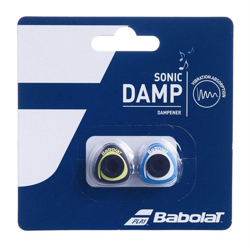 Babolat Schlägerzubehör Sonic Damp 2er Accessoires pour Raquette Adulte Unisexe, Bleu/Orange, Taille Unique