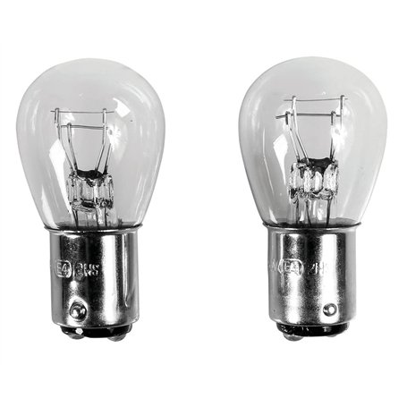 Turbocar - Ampoule bifil 12V P21/5W BAY 25D - Lot de 2 ampoules catégorie feux de signalisation - Pour feux stop et feux de posi
