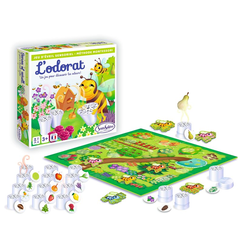 Image secondaire de SentoSphère - L'ODORAT - Jeu Sensoriel - Jeu d'éveil - Un jeu pour découvrir les odeurs - Méthode Montessori - A partir de 3 ans