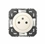 LEGRAND - Prise Electrique Murale 16A avec Terre dooxie Surface - Prise 2P + T Affleurante avec Fond Rétractable - Fabriqué En F