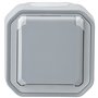 Legrand - Prise de courant avec terre étanche avec volet Plexo 16A 250V livrée complète pour montage en apparent gris - emballag