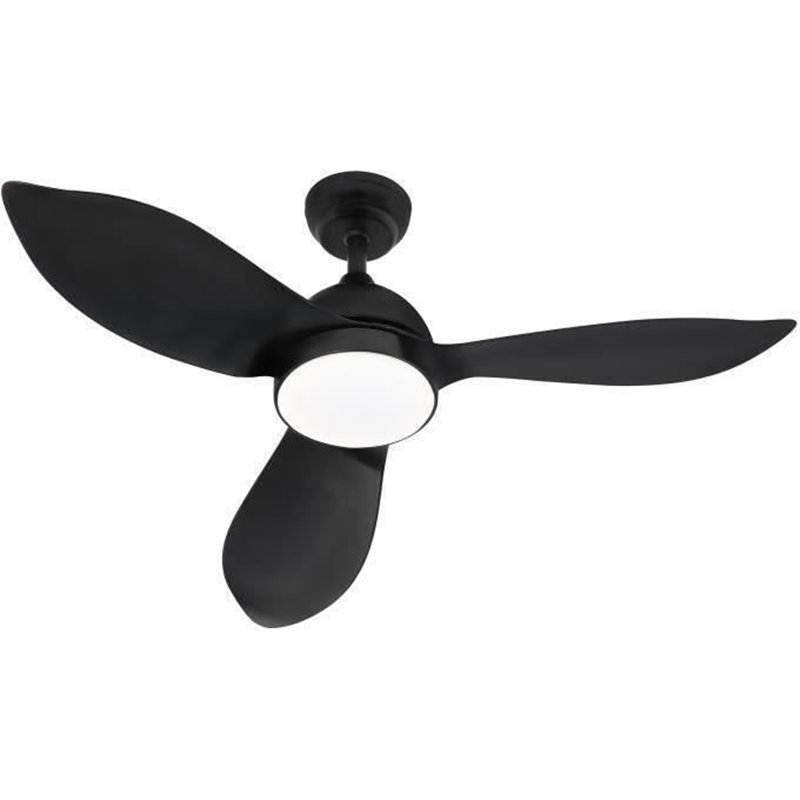 CORSICA Noir- Ventilateur de plafond Ø116cm 70W + éclairage LED